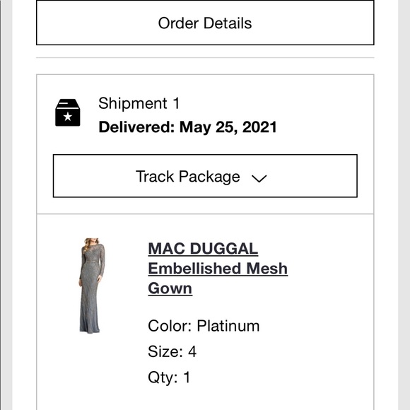 Mac Duggal gown - Picture 3 of 5